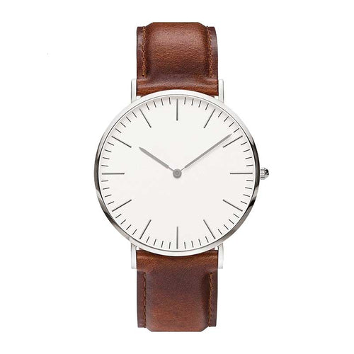 leather wristwatch