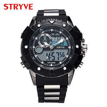 Load image into Gallery viewer, black sport wristwatch