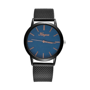 stainless steel wristwatch