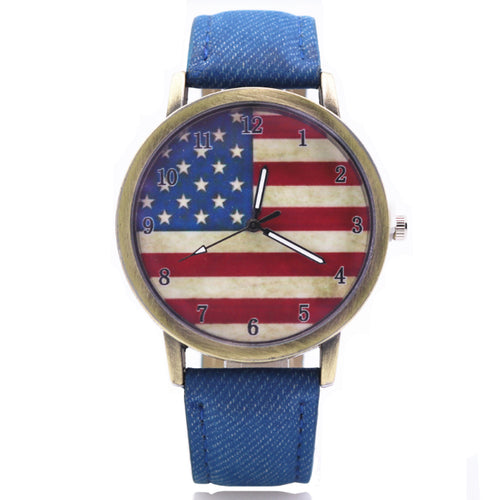 flag wristwatch