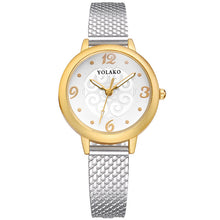 Load image into Gallery viewer, gold color wristwatch