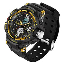 Load image into Gallery viewer, black sport wristwatch
