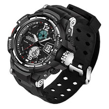 Load image into Gallery viewer, black sport wristwatch