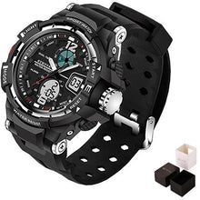 Load image into Gallery viewer, black sport wristwatch