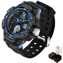 Load image into Gallery viewer, black sport wristwatch