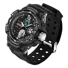 Load image into Gallery viewer, black sport wristwatch