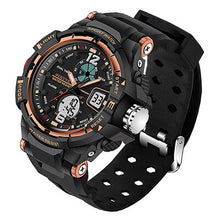 Load image into Gallery viewer, black sport wristwatch